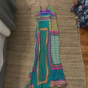 Tropical maxi dress
